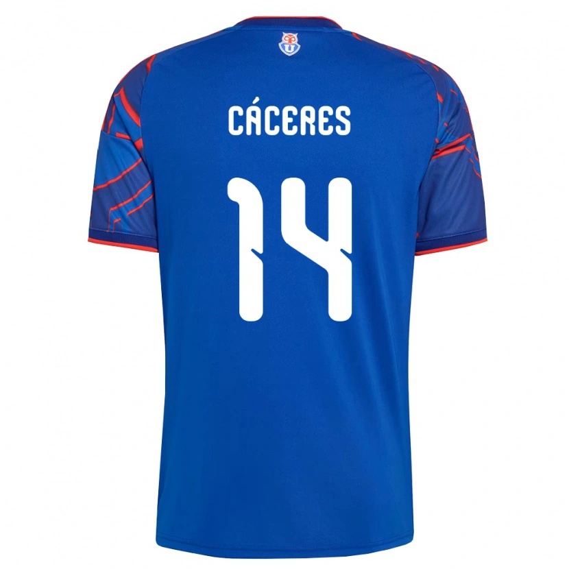 Danxen Damen Franco Cáceres #14 Königsblau Rot Heimtrikot Trikot 2026/27 T-Shirt Schweiz