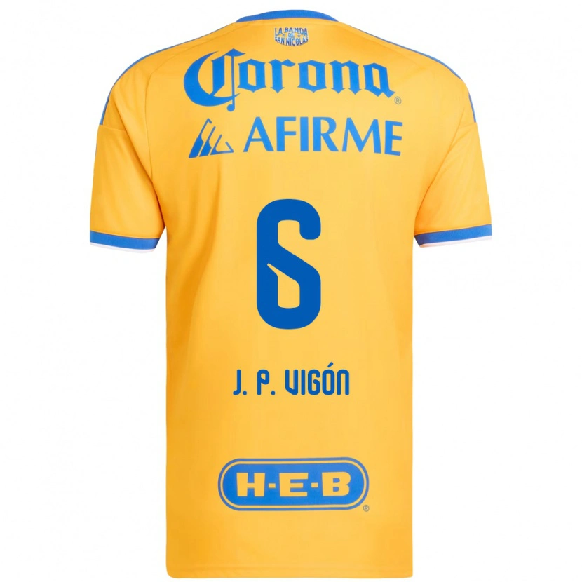Danxen Damen Juan Pablo Vigón #6 Gelb Blau Heimtrikot Trikot 2026/27 T-Shirt Schweiz