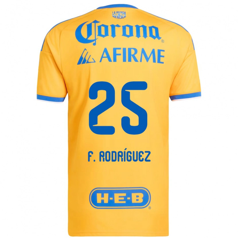 Danxen Damen Felipe Rodríguez #25 Gelb Blau Heimtrikot Trikot 2026/27 T-Shirt Schweiz