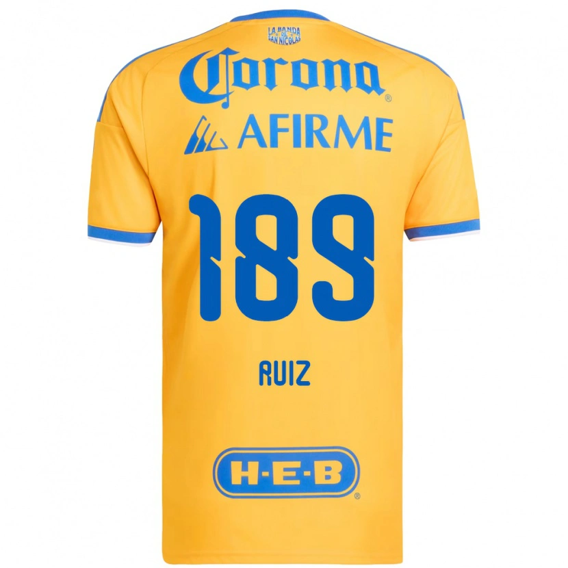 Danxen Damen Óscar Ruiz #189 Gelb Blau Heimtrikot Trikot 2026/27 T-Shirt Schweiz