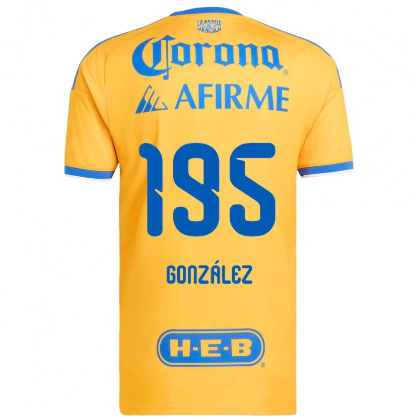 Danxen Damen Germán González #195 Gelb Blau Heimtrikot Trikot 2026/27 T-Shirt Schweiz