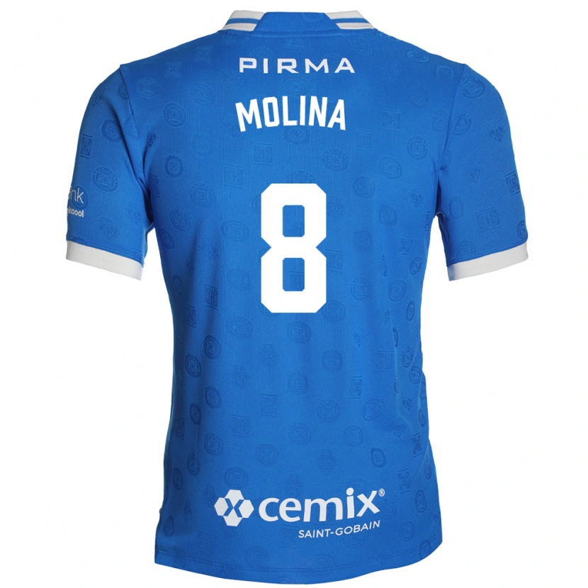 Danxen Damen Dalia Molina #8 Blau Weiß Rot Heimtrikot Trikot 2026/27 T-Shirt Schweiz