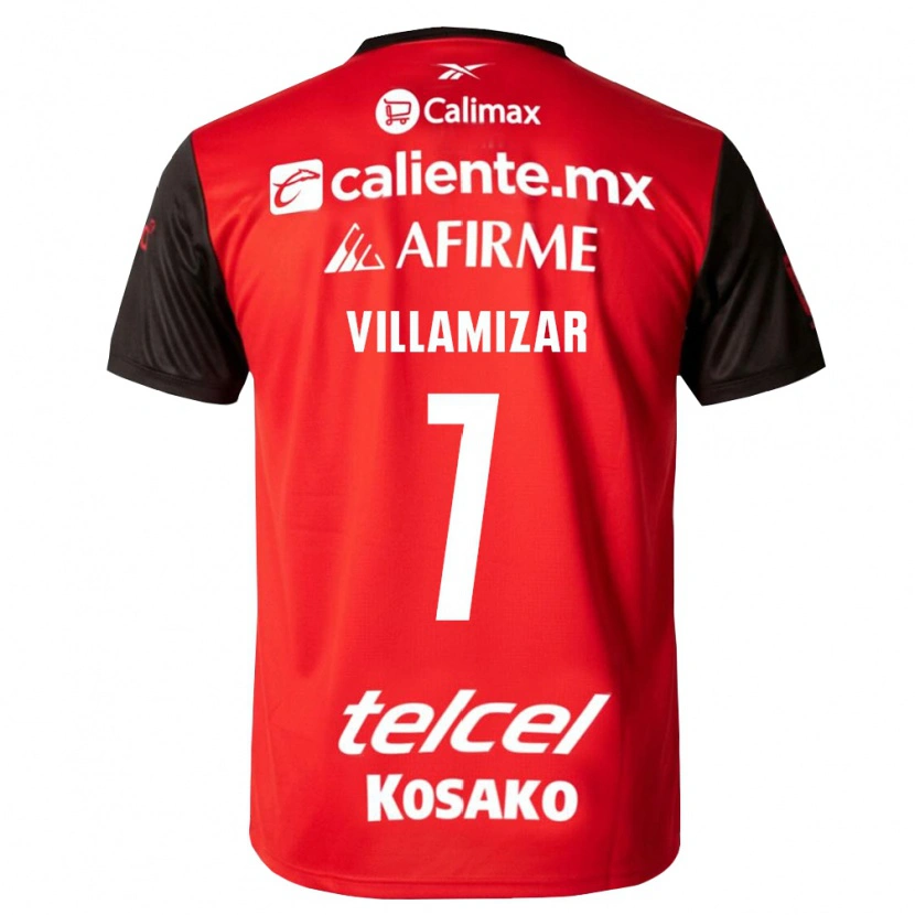 Danxen Damen Paola Villamizar #7 Schwarz Rot Heimtrikot Trikot 2026/27 T-Shirt Schweiz
