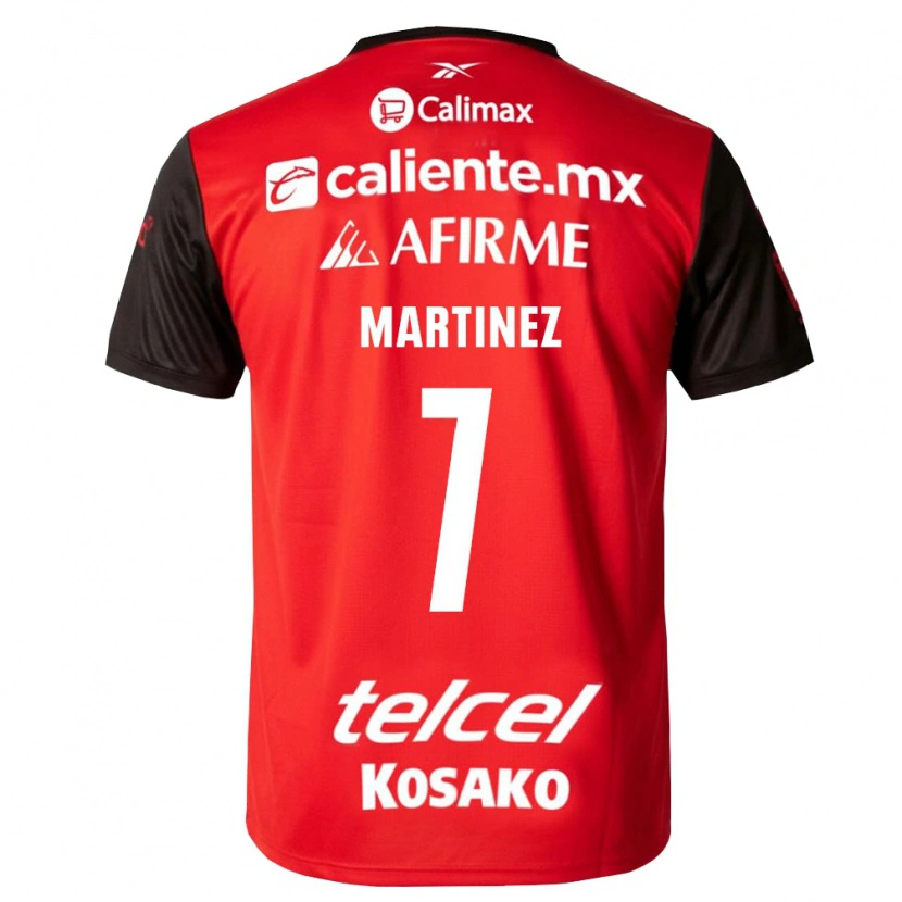 Danxen Damen Alejandro Martínez #7 Schwarz Rot Heimtrikot Trikot 2026/27 T-Shirt Schweiz
