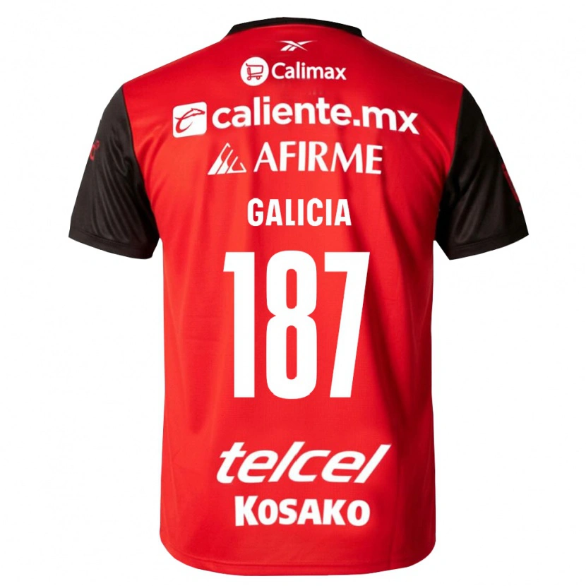 Danxen Damen Carlos Galicia #187 Schwarz Rot Heimtrikot Trikot 2026/27 T-Shirt Schweiz