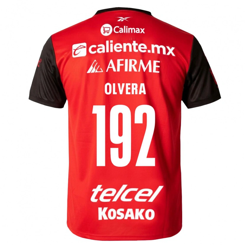 Danxen Damen Ian Olvera #192 Schwarz Rot Heimtrikot Trikot 2026/27 T-Shirt Schweiz