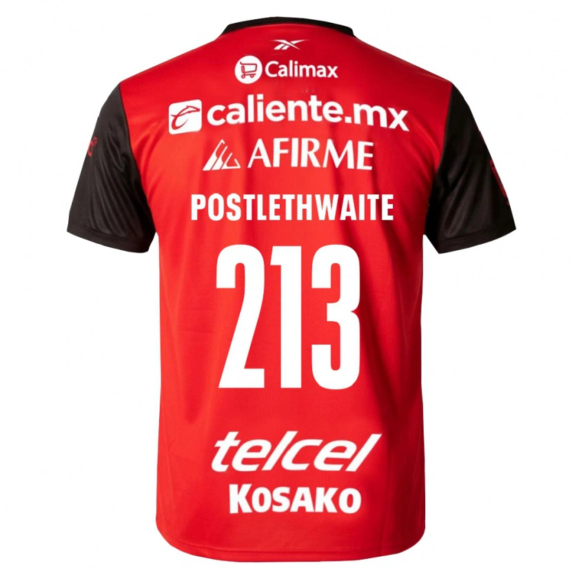 Danxen Damen Emiliano Postlethwaite #213 Schwarz Rot Heimtrikot Trikot 2026/27 T-Shirt Schweiz