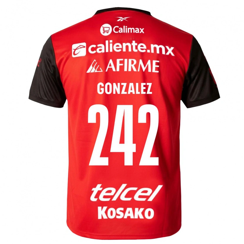 Danxen Damen Osmar González #242 Schwarz Rot Heimtrikot Trikot 2026/27 T-Shirt Schweiz