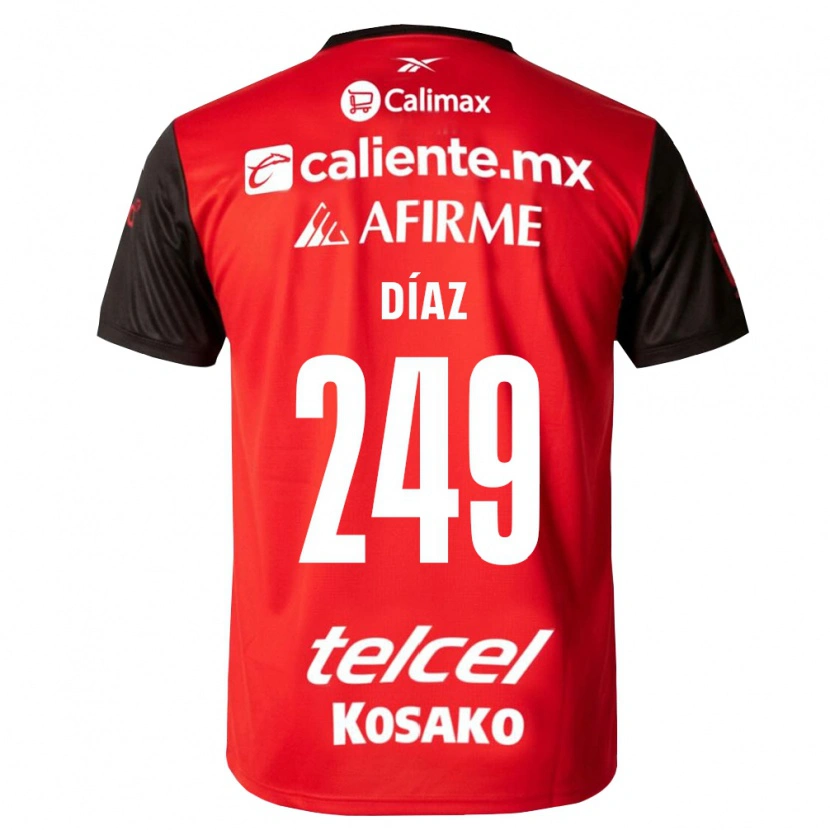 Danxen Damen Santiago Díaz #249 Schwarz Rot Heimtrikot Trikot 2026/27 T-Shirt Schweiz