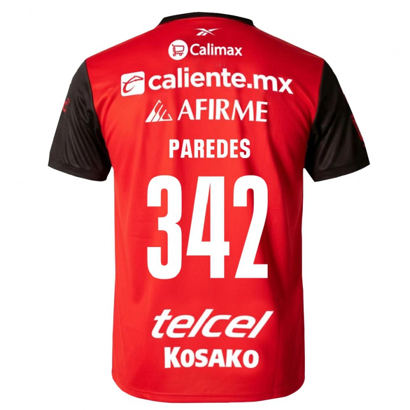 Danxen Damen Santiago Paredes #342 Schwarz Rot Heimtrikot Trikot 2026/27 T-Shirt Schweiz