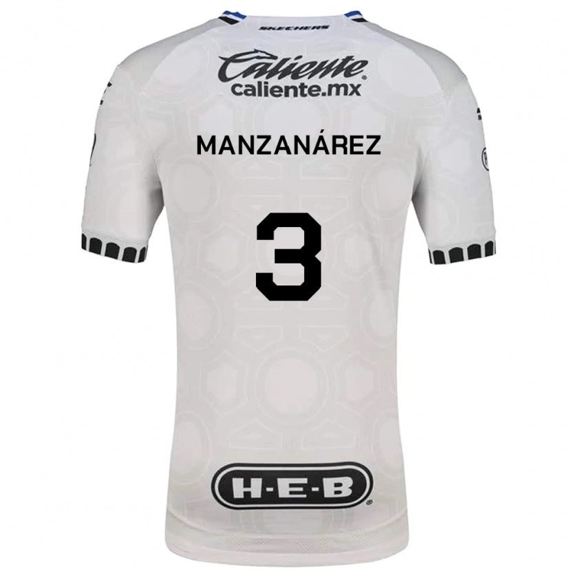 Danxen Damen Óscar Manzanárez #3 Weiß Schwarz Blau Heimtrikot Trikot 2026/27 T-Shirt Schweiz