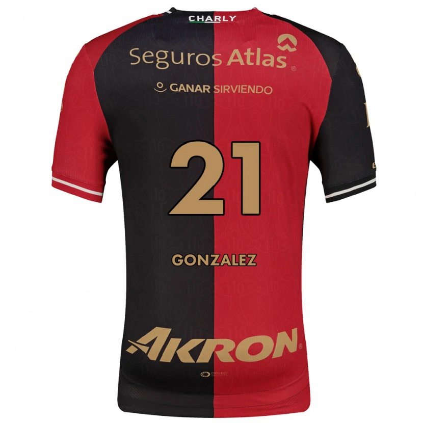 Danxen Damen Sarahí González #21 Rot Schwarz Braun Heimtrikot Trikot 2026/27 T-Shirt Schweiz
