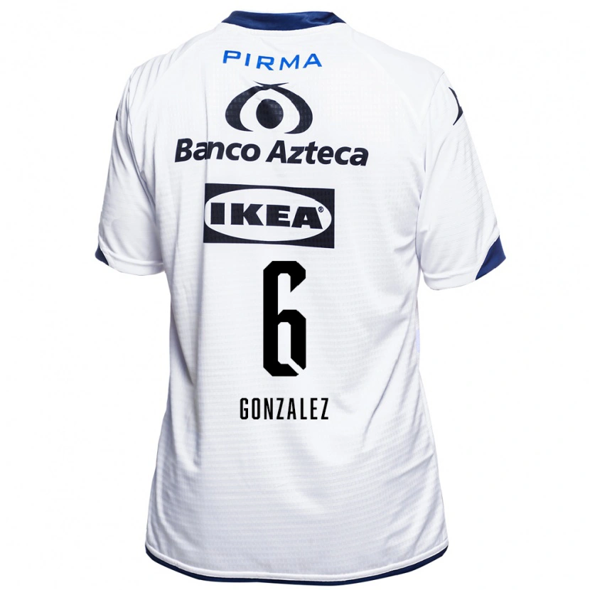Danxen Damen Pablo González #6 Weiß Schwarz Blau Heimtrikot Trikot 2026/27 T-Shirt Schweiz