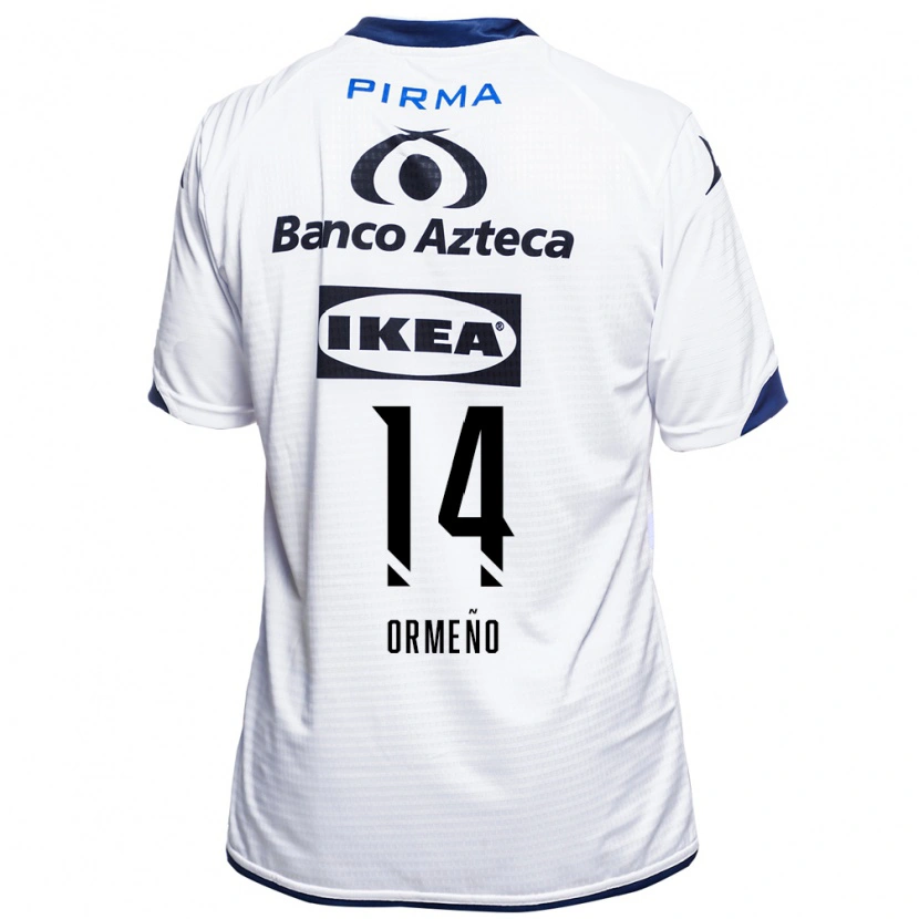 Danxen Damen Santiago Ormeño #14 Weiß Schwarz Blau Heimtrikot Trikot 2026/27 T-Shirt Schweiz
