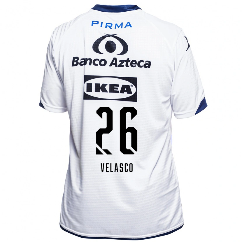 Danxen Damen Kevin Velasco #26 Weiß Schwarz Blau Heimtrikot Trikot 2026/27 T-Shirt Schweiz