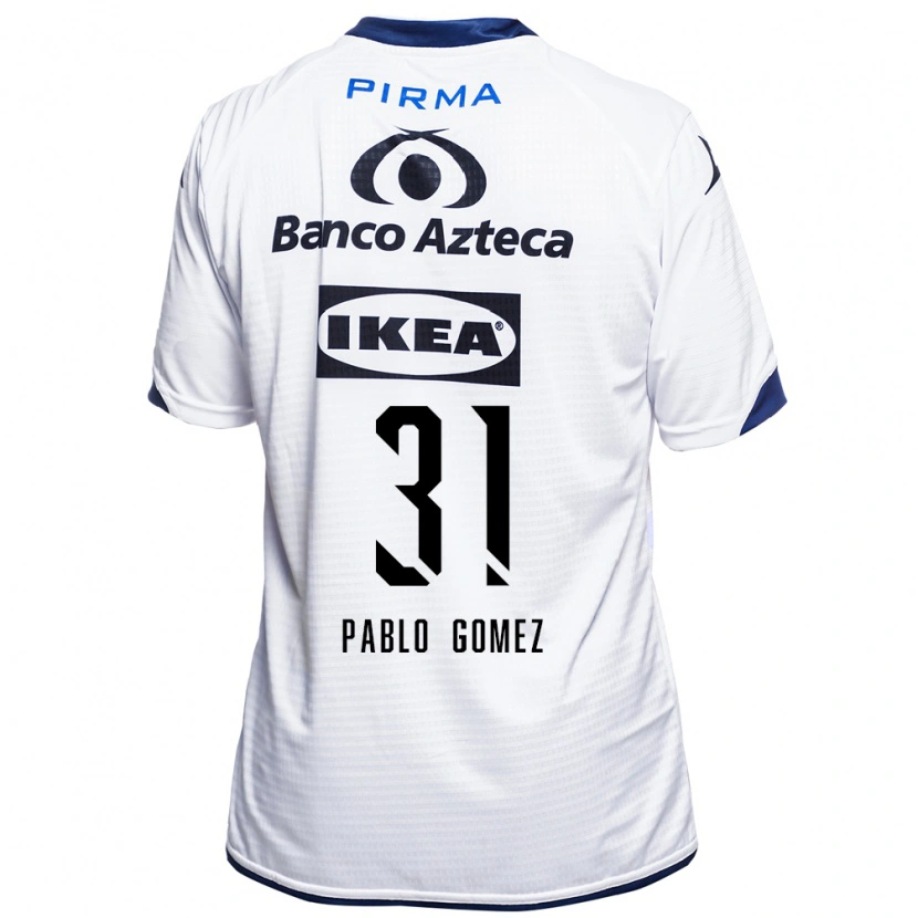 Danxen Damen Juan Pablo Gómez #31 Weiß Schwarz Blau Heimtrikot Trikot 2026/27 T-Shirt Schweiz