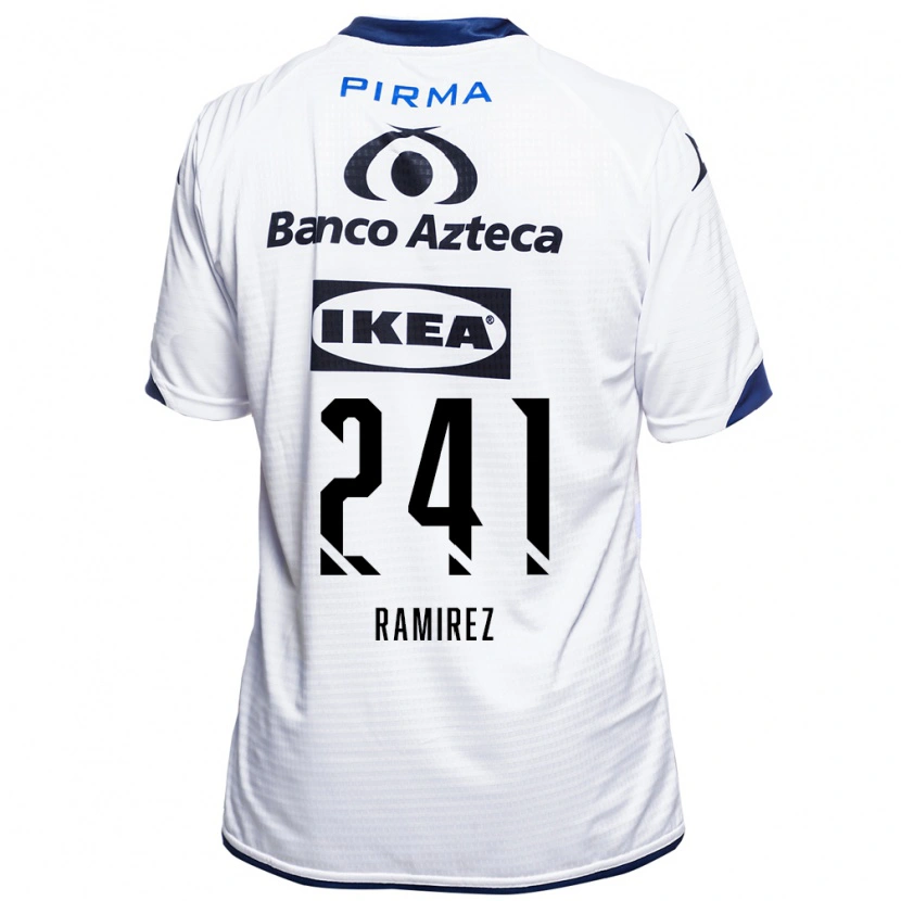 Danxen Damen Eduardo Ramírez #241 Weiß Schwarz Blau Heimtrikot Trikot 2026/27 T-Shirt Schweiz