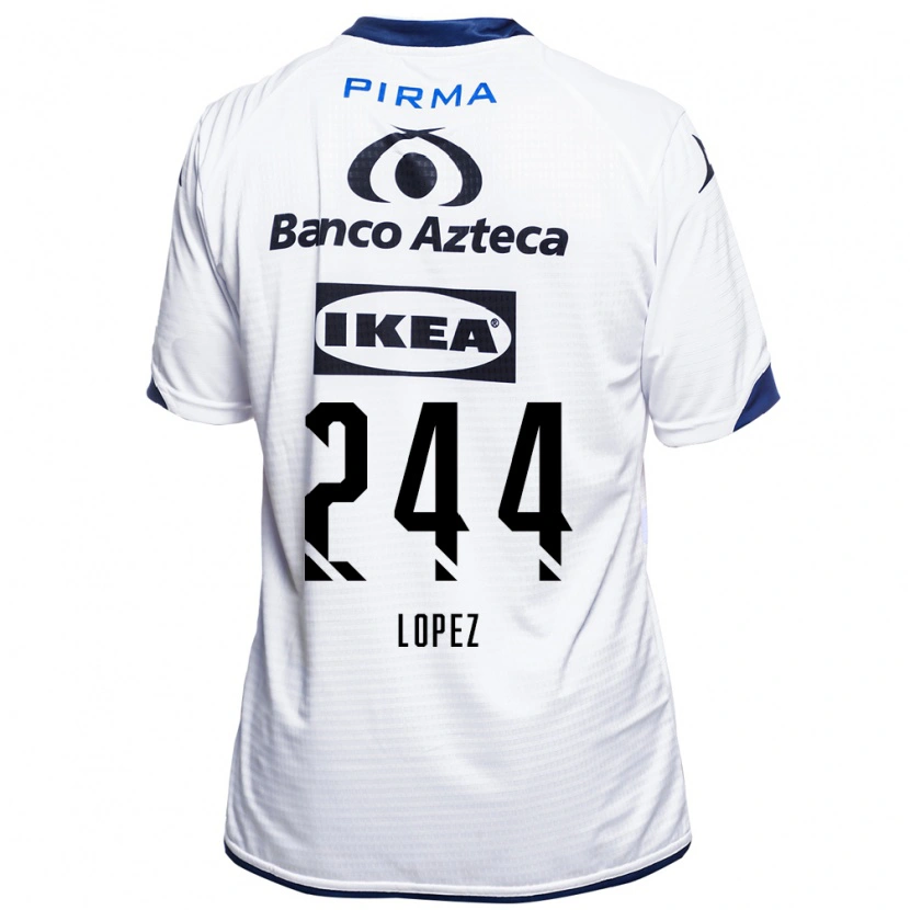 Danxen Damen Daniel López #244 Weiß Schwarz Blau Heimtrikot Trikot 2026/27 T-Shirt Schweiz