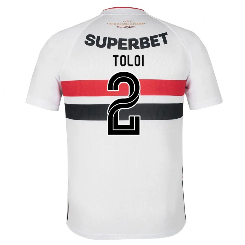Danxen Damen Rafael Tolói #2 Weiß Rot Schwarz Heimtrikot Trikot 2026/27 T-Shirt Schweiz