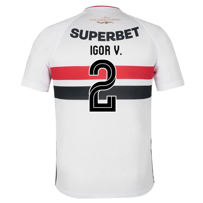 Danxen Damen Igor Vinicius #2 Weiß Rot Schwarz Heimtrikot Trikot 2026/27 T-Shirt Schweiz