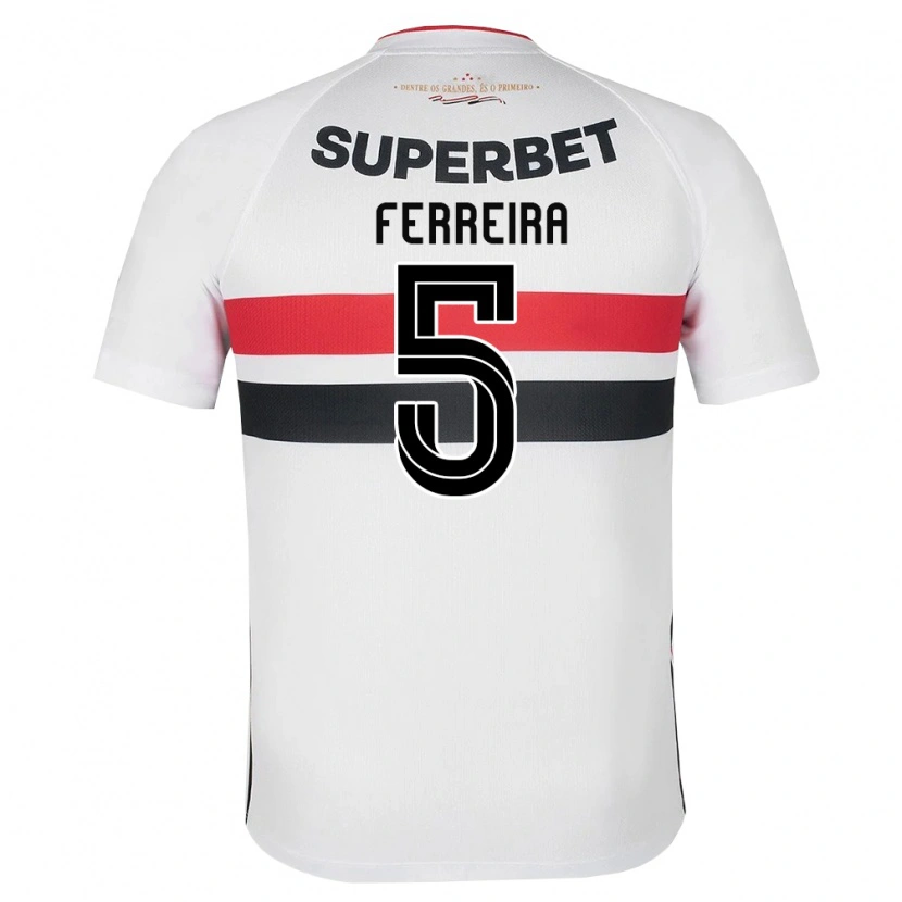 Danxen Damen Matheus Ferreira #5 Weiß Rot Schwarz Heimtrikot Trikot 2026/27 T-Shirt Schweiz