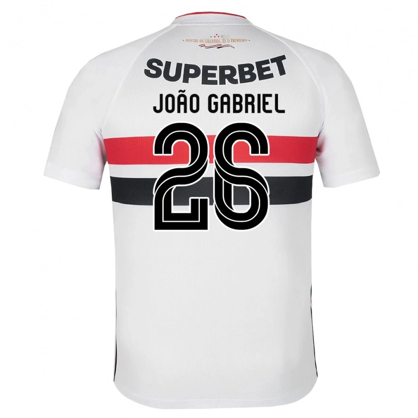Danxen Damen João Gabriel #26 Weiß Rot Schwarz Heimtrikot Trikot 2026/27 T-Shirt Schweiz