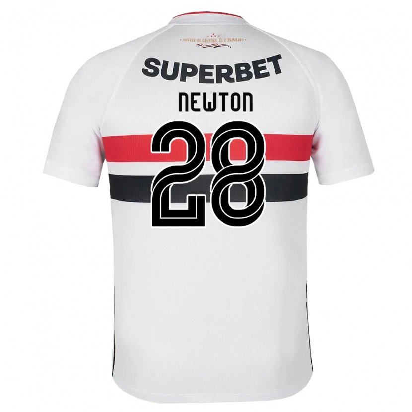 Danxen Damen Newton Araujo Da Costa Júnior #28 Weiß Rot Schwarz Heimtrikot Trikot 2026/27 T-Shirt Schweiz