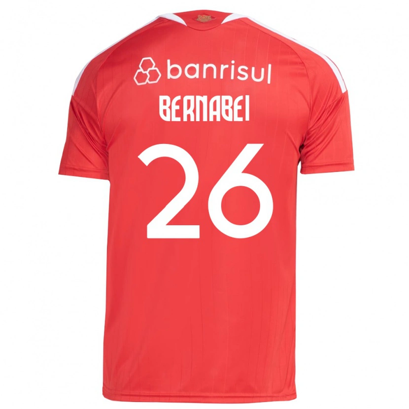 Danxen Damen Alexandro Bernabei #26 Rot Weiß Heimtrikot Trikot 2026/27 T-Shirt Schweiz