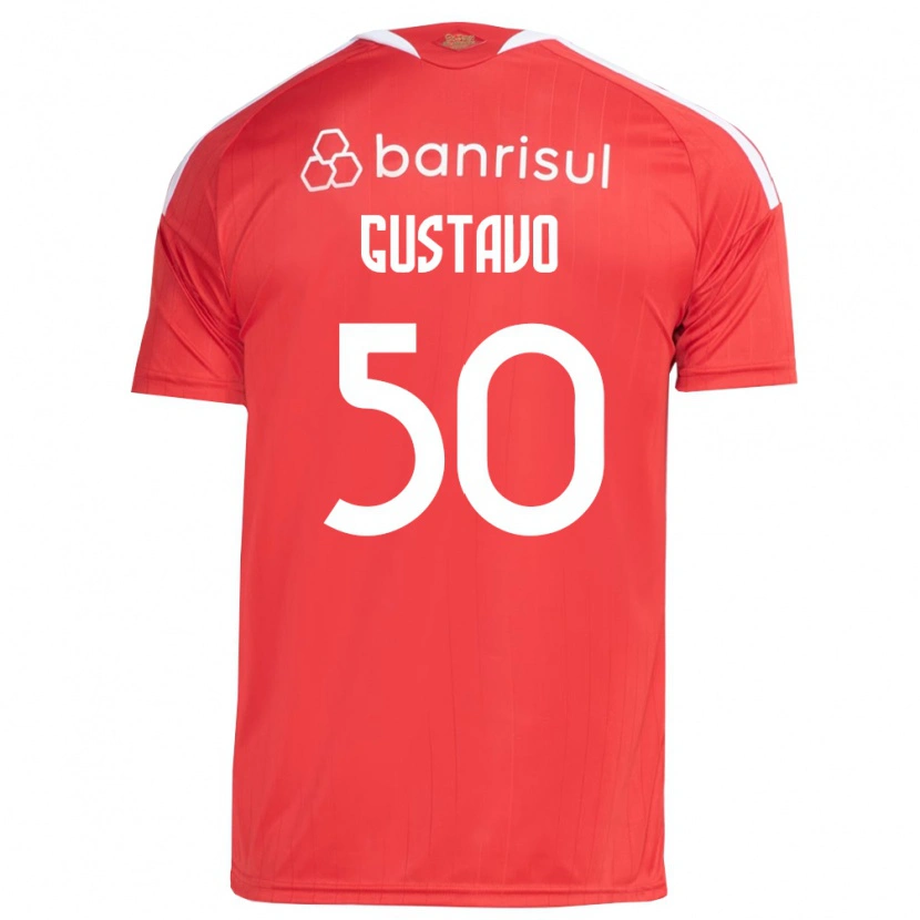 Danxen Damen Gustavo Dos Santos #50 Rot Weiß Heimtrikot Trikot 2026/27 T-Shirt Schweiz