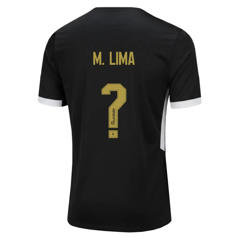 Danxen Damen Matheus Lima #0 Schwarz Weiß Gelb Heimtrikot Trikot 2026/27 T-Shirt Schweiz