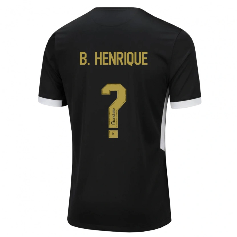 Danxen Damen Bruno Henrique #0 Schwarz Weiß Gelb Heimtrikot Trikot 2026/27 T-Shirt Schweiz