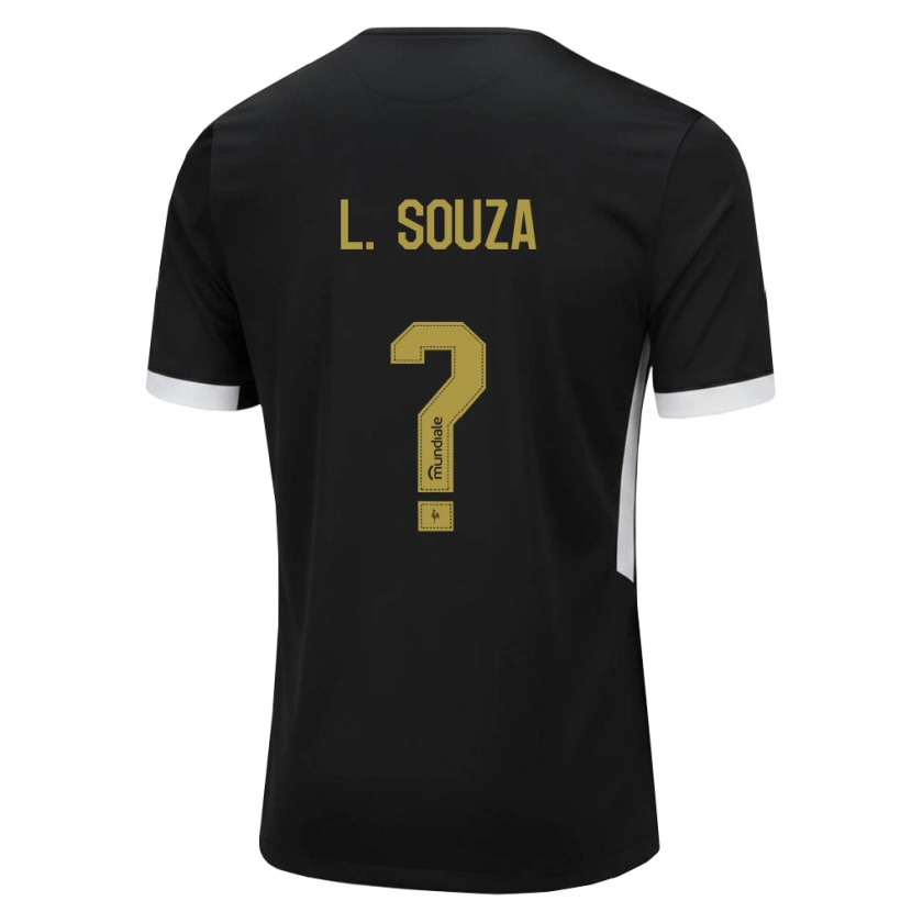 Danxen Damen Lucas Souza #0 Schwarz Weiß Gelb Heimtrikot Trikot 2026/27 T-Shirt Schweiz