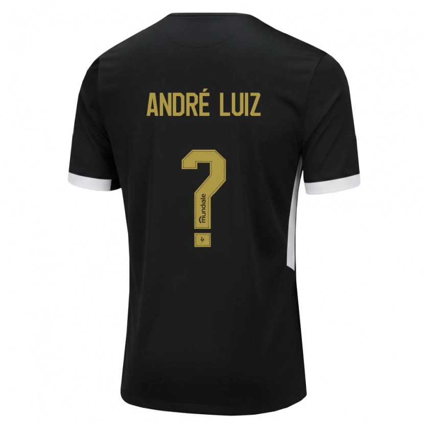 Danxen Damen André Luiz #0 Schwarz Weiß Gelb Heimtrikot Trikot 2026/27 T-Shirt Schweiz