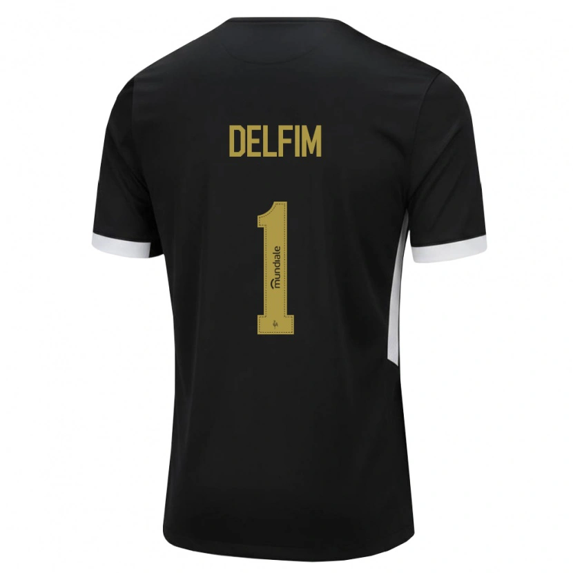 Danxen Damen Gabriel Delfim #1 Schwarz Weiß Gelb Heimtrikot Trikot 2026/27 T-Shirt Schweiz