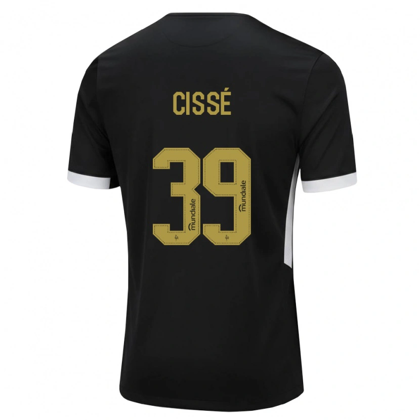 Danxen Damen Mamady Cissé #39 Schwarz Weiß Gelb Heimtrikot Trikot 2026/27 T-Shirt Schweiz