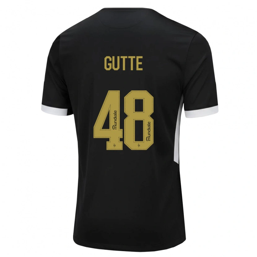 Danxen Damen Gutte #48 Schwarz Weiß Gelb Heimtrikot Trikot 2026/27 T-Shirt Schweiz