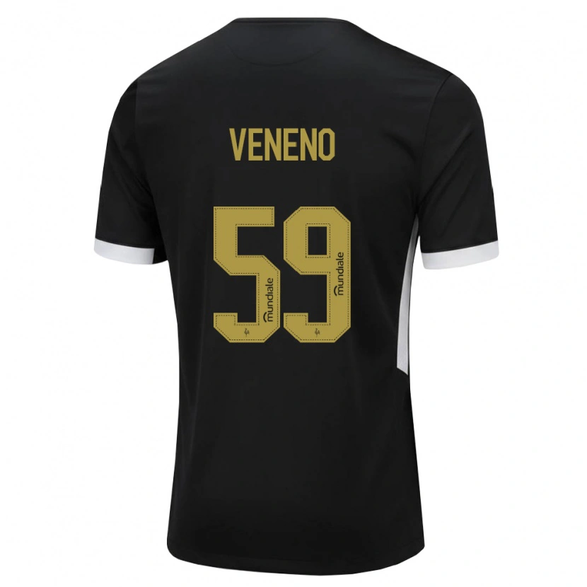 Danxen Damen Gabriel Veneno #59 Schwarz Weiß Gelb Heimtrikot Trikot 2026/27 T-Shirt Schweiz