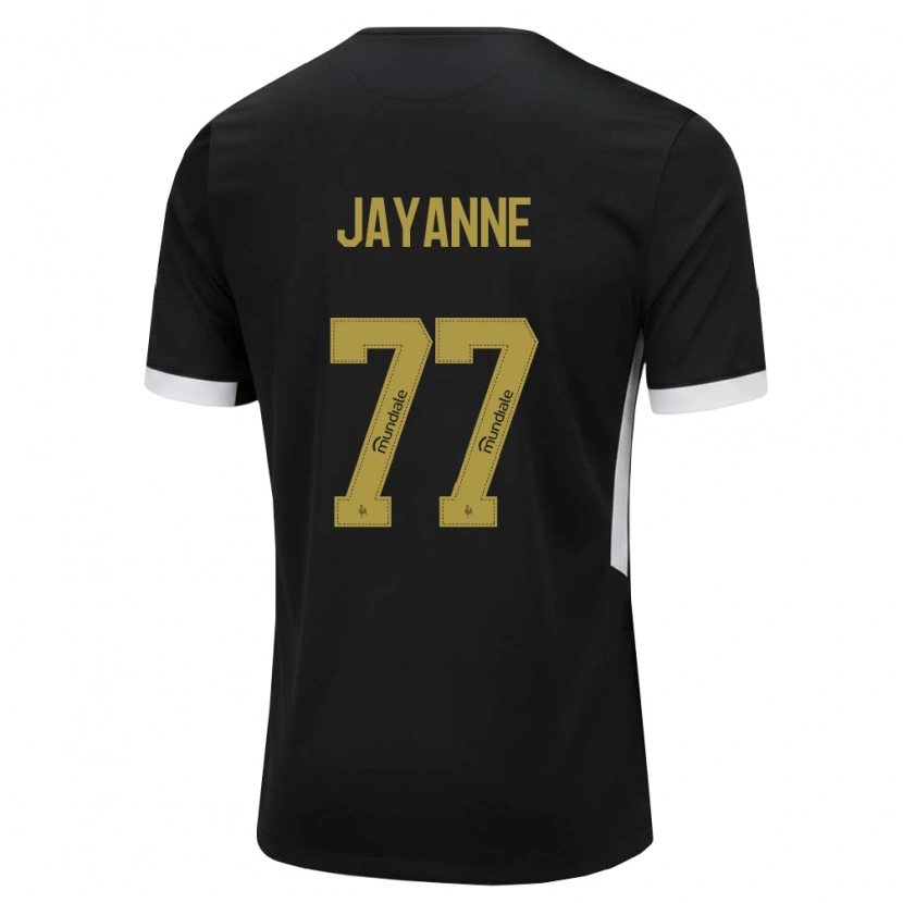 Danxen Damen Jayanne #77 Schwarz Weiß Gelb Heimtrikot Trikot 2026/27 T-Shirt Schweiz