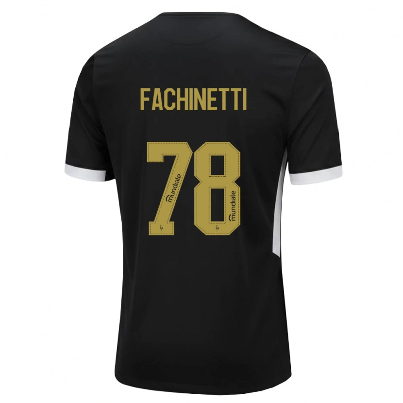 Danxen Damen Pedro Fachinetti #78 Schwarz Weiß Gelb Heimtrikot Trikot 2026/27 T-Shirt Schweiz
