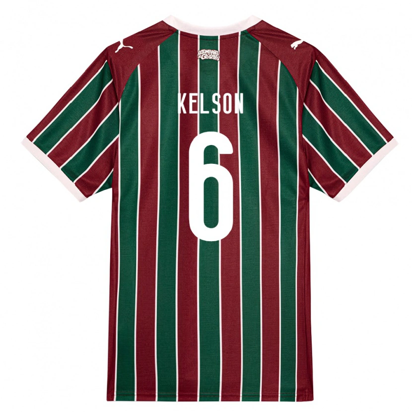 Danxen Damen Francisco Kelson Silva De Sousa #6 Grün Burgund Weiß Heimtrikot Trikot 2026/27 T-Shirt Schweiz