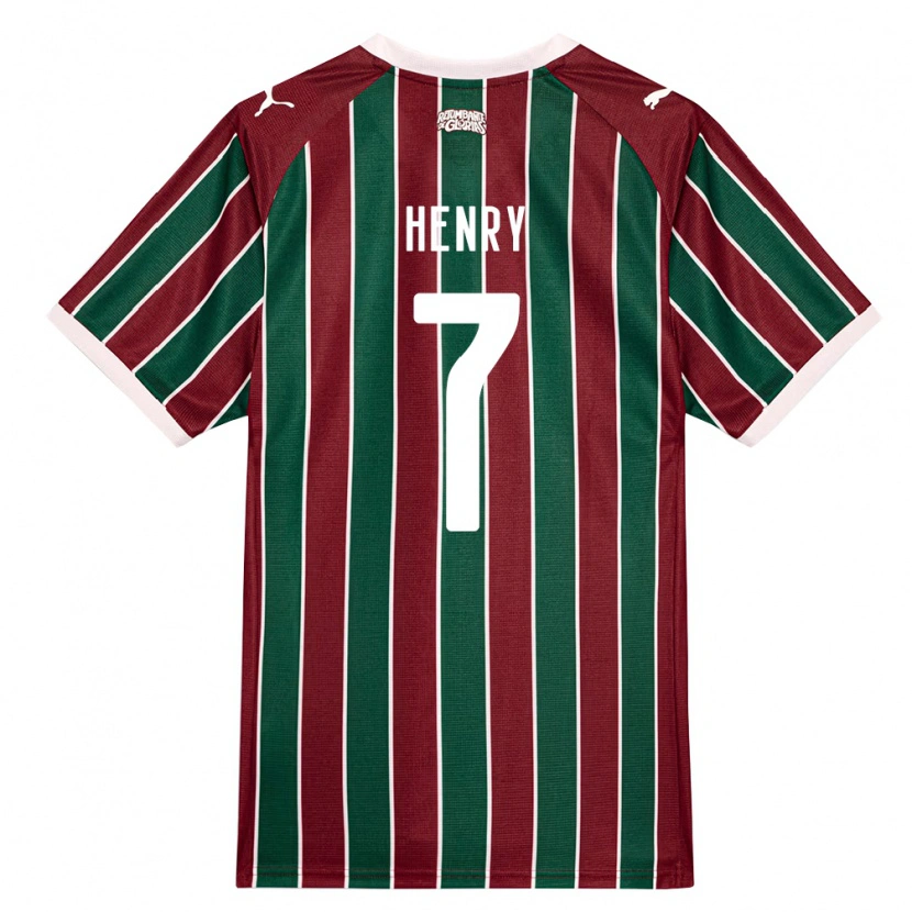Danxen Damen Paul Henry #7 Grün Burgund Weiß Heimtrikot Trikot 2026/27 T-Shirt Schweiz