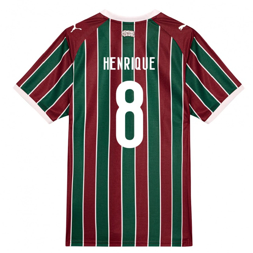 Danxen Damen Gabriel Henrique #8 Grün Burgund Weiß Heimtrikot Trikot 2026/27 T-Shirt Schweiz