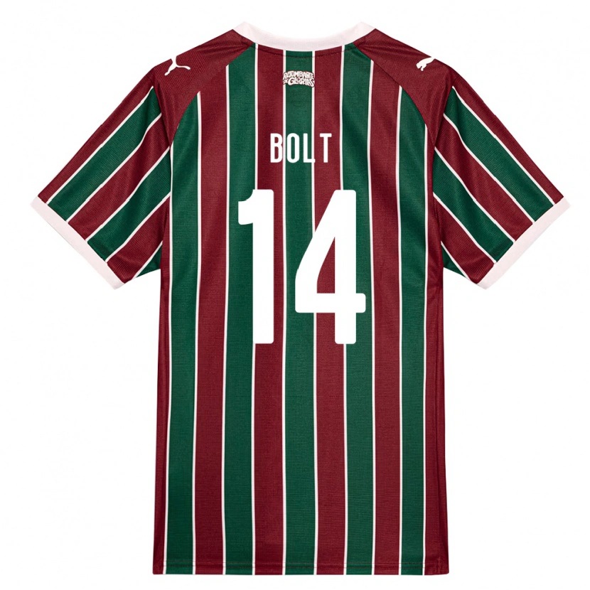 Danxen Damen Diego Bolt #14 Grün Burgund Weiß Heimtrikot Trikot 2026/27 T-Shirt Schweiz