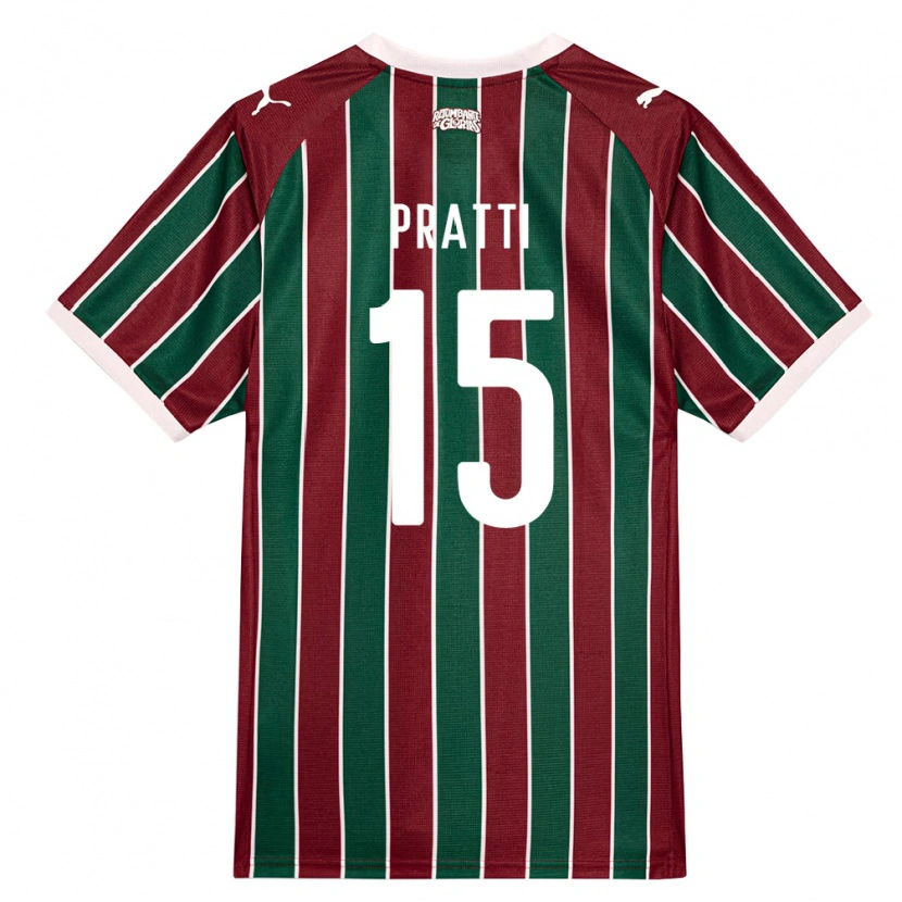 Danxen Damen Wesley Pratti #15 Grün Burgund Weiß Heimtrikot Trikot 2026/27 T-Shirt Schweiz