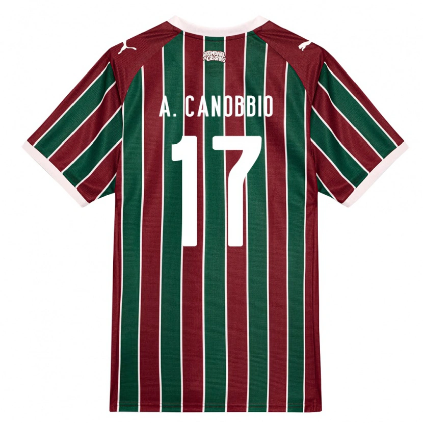 Danxen Damen Agustín Canobbio #17 Grün Burgund Weiß Heimtrikot Trikot 2026/27 T-Shirt Schweiz