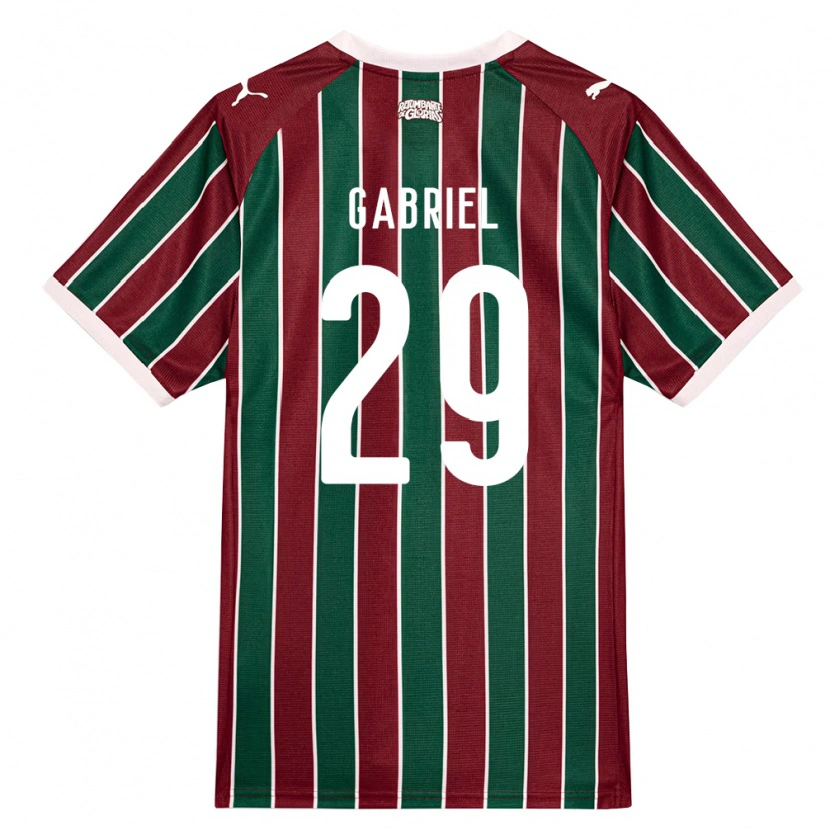 Danxen Damen Isack Gabriel #29 Grün Burgund Weiß Heimtrikot Trikot 2026/27 T-Shirt Schweiz