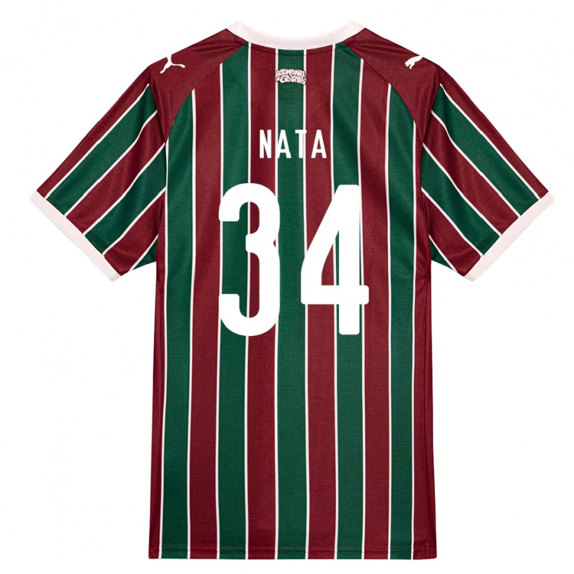 Danxen Damen Wesley Natã #34 Grün Burgund Weiß Heimtrikot Trikot 2026/27 T-Shirt Schweiz