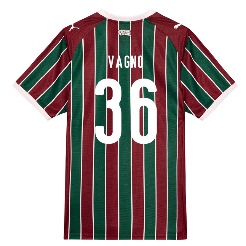 Danxen Damen Vagno De Sousa Brito Júnior #36 Grün Burgund Weiß Heimtrikot Trikot 2026/27 T-Shirt Schweiz