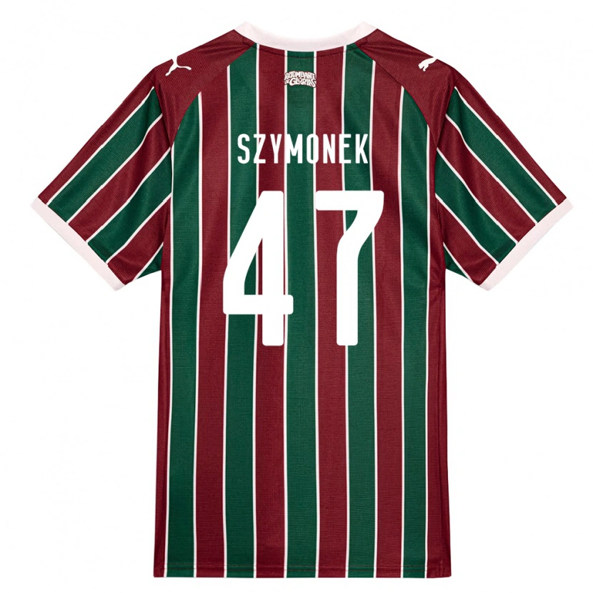 Danxen Damen Fábio Szymonek #47 Grün Burgund Weiß Heimtrikot Trikot 2026/27 T-Shirt Schweiz