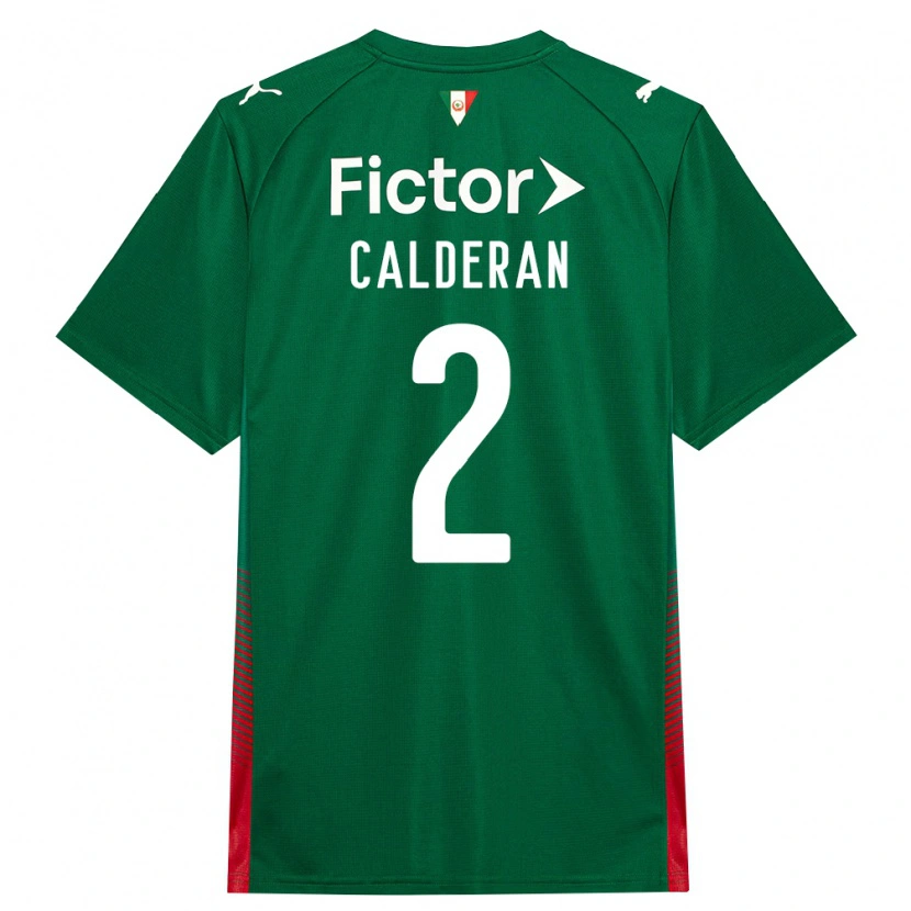 Danxen Damen Bruna Calderan #2 Grün Rot Weiß Heimtrikot Trikot 2026/27 T-Shirt Schweiz